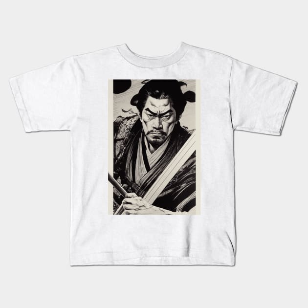 Musashi Kids T-Shirt by NeonOverdrive